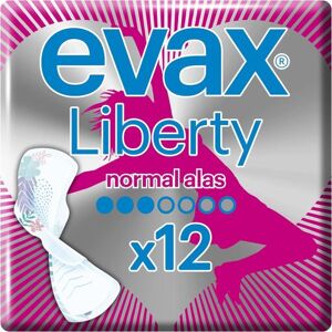 Evax Liberty Compresas con Alas Normal 12 Unidades Evax Liberty Compresas con Alas Normal 12 Unidades