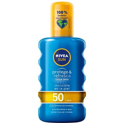 NIVEA SPF 50 Spray Solar Invisible - Protección Solar NIVEA SPF 50 Spray Solar Invisible - Protección Solar