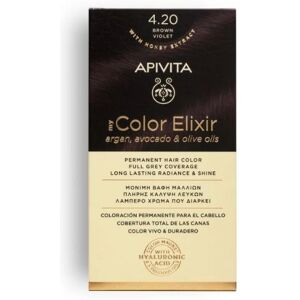 Apivita Tinte Permanente Cabello sin PPD 4.20 Castaño Violeta Apivita Tinte Permanente Cabello sin PPD 4.20 Castaño Violeta