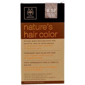 Apivita Tinte Permanente Cabello sin PPD 8.17 Rubio Claro Ceniza Beige Apivita Tinte Permanente Cabello sin PPD 8.17 Rubio Claro Ceniza Beige