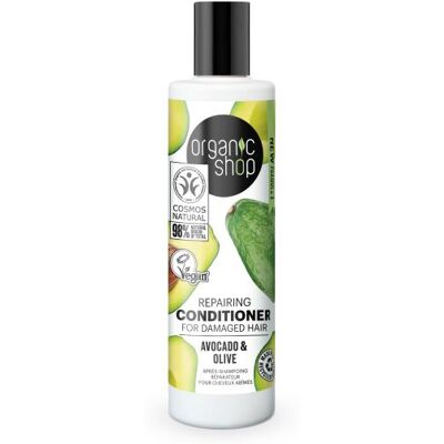 Organic Shop Acondicionador de Flores de Aceituna y Naranja Revitalizante - Acondicionador de cabello Organic Shop Acondicionador de Flores de Aceituna y Naranja Revitalizante - Acondicionador de cabello