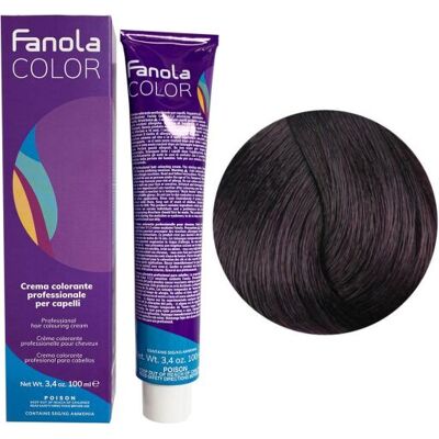 Fanola Castaño Claro Violeta Tinte - Tinte de cabello Fanola Castaño Claro Violeta Tinte - Tinte de cabello