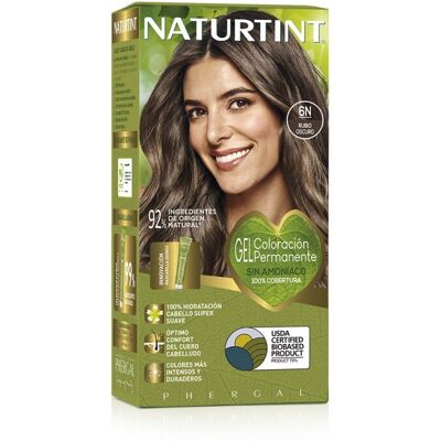 Naturtint Gel Coloración Permanente Tinte sin amoniaco 6N Rubio Oscuro Naturtint Gel Coloración Permanente Tinte sin amoniaco 6N Rubio Oscuro