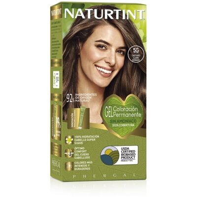 Naturtint Gel Coloración Permanente Tinte sin amoniaco 5G Castaño Naturtint Gel Coloración Permanente Tinte sin amoniaco 5G Castaño