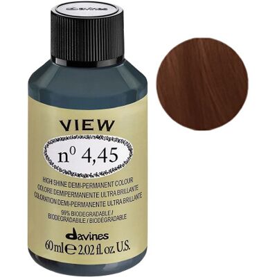 Davines View High Shine Demi-Permanent Color 60 ml 4.45 Davines View High Shine Demi-Permanent Color 60 ml 4.45