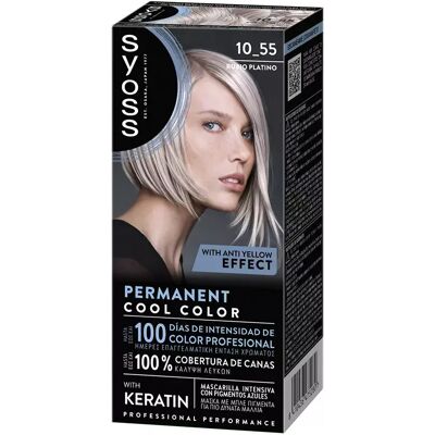 Syoss Permanent Color 1 Unidad 10.55-Rubio Platino Syoss Permanent Color 1 Unidad 10.55-Rubio Platino