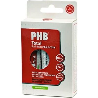 PHB Pasta Dental de Viaje 3 uds de 15 ml 15 ml PHB Pasta Dental de Viaje 3 uds de 15 ml 15 ml