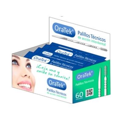 Oratek Palillos Tecnicos Cepillo Interdental 60 Unidades Oratek Palillos Tecnicos Cepillo Interdental 60 Unidades