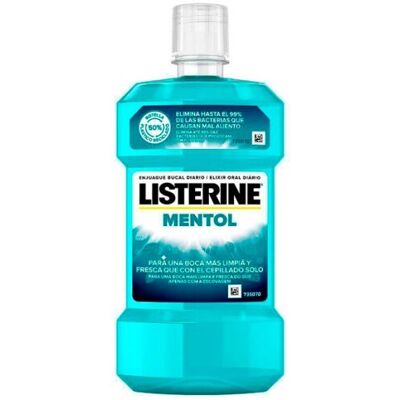 Listerine Mentol 750 ml - Enjuague bucal Listerine Mentol 750 ml - Enjuague bucal