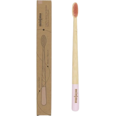 Mínima Organics Cepillo de Bambú Rosa Mínima Organics Cepillo de Bambú Rosa