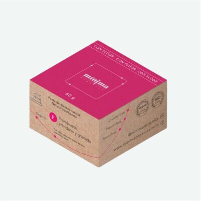 Mínima Organics Dentifrico Infantil en Pasta con Frambuesa con Flúor Mínima Organics Dentifrico Infantil en Pasta con Frambuesa con Flúor