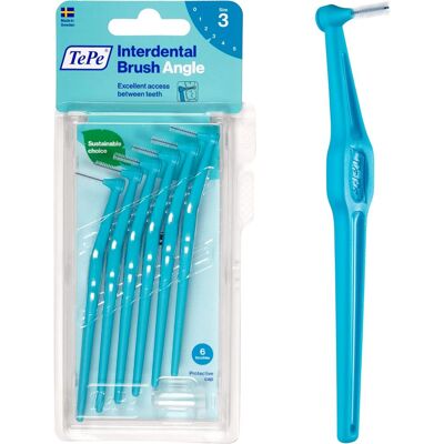 TePe Cepillo Interdental Angle 0,6 Azul 6 Unidades TePe Cepillo Interdental Angle 0,6 Azul 6 Unidades