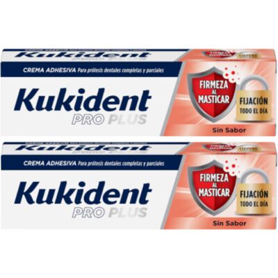 Kukident Pro Plus Firmeza al Masticar 40 gr sin Sabor Kukident Pro Plus Firmeza al Masticar 40 gr sin Sabor