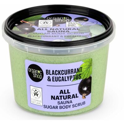 Organic Shop Exfoliante Corporal de Azúcar Grosella Negra y Organic Shop Exfoliante Corporal de Azúcar Grosella Negra y