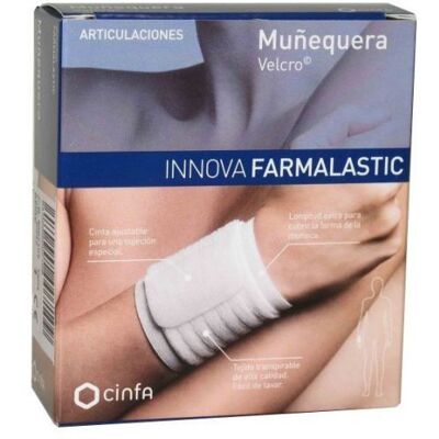 Cinfa Muñequera Farmalastic Innova Velcro Beig T/G-E Cinfa Muñequera Farmalastic Innova Velcro Beig T/G-E