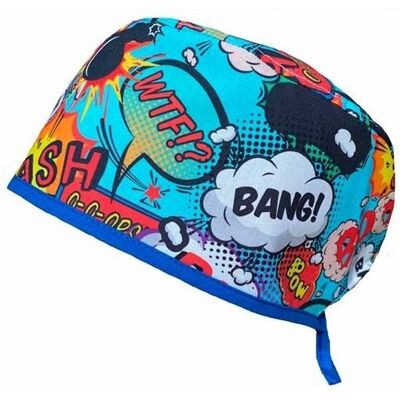 Herbi Feet Gorro de Quirófano Estampado Corto Bang Herbi Feet Gorro de Quirófano Estampado Corto Bang