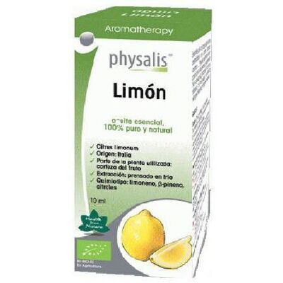Aceite esencial de limón bio Physalis 10ml - Mejora concentración Aceite esencial de limón bio Physalis 10ml - Mejora concentración