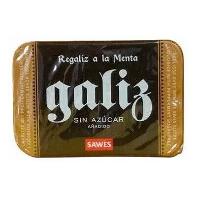 Sawes Regaliz Galiz Menta sin Azúcar 20 gr Sawes Regaliz Galiz Menta sin Azúcar 20 gr