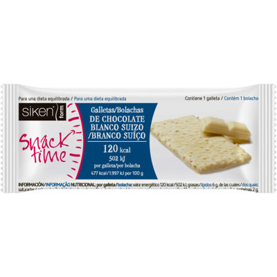 Siken Form Tentenpie Galleta Chocolate Blanco 25 gr 3x25 gr Siken Form Tentenpie Galleta Chocolate Blanco 25 gr 3x25 gr