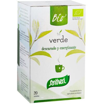 Santiveri Té Verde Bio Infusión 20 Unidades Santiveri Té Verde Bio Infusión 20 Unidades