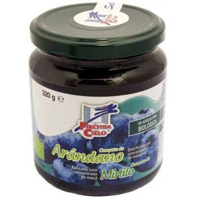 La Finestra sul Cielo Mermelada de arándanos orgánica 280 g - Mermelada y crema de fruta La Finestra sul Cielo Mermelada de arándanos orgánica 280 g - Mermelada y crema de fruta