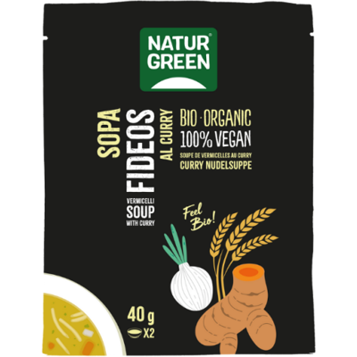 Sopa de Fideos con Curry Naturgreen - Orgánica - Sopa Sopa de Fideos con Curry Naturgreen - Orgánica - Sopa