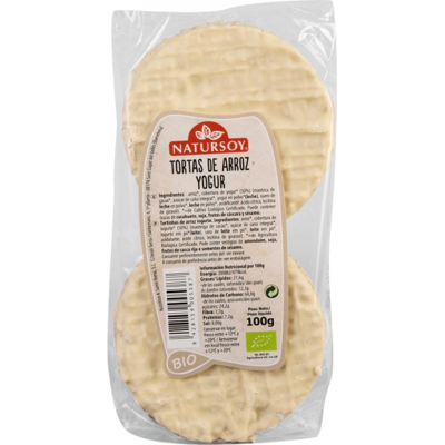 Tortitas de arroz con Yogur Bio - Natursoy - Light Snack Tortitas de arroz con Yogur Bio - Natursoy - Light Snack