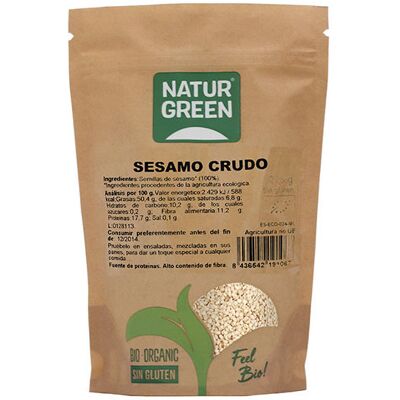 Sesamo crudo bio Naturgreen - 225 g Sesamo crudo bio Naturgreen - 225 g