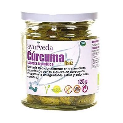 Ayurveda Cúrcuma Raíz Bio 125 gr 125 gr Ayurveda Cúrcuma Raíz Bio 125 gr 125 gr