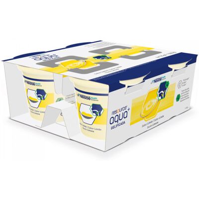Resource Aqua+Gelificada 4 tarrinas 125 g Limón Resource Aqua+Gelificada 4 tarrinas 125 g Limón