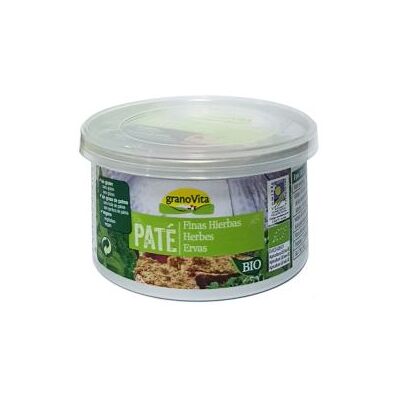 Paté de girasol orgánico con hierbas - Granovita 125 g Paté de girasol orgánico con hierbas - Granovita 125 g