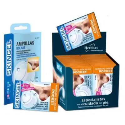 Derma Feet Skin Gel Aposito Ampolla Bolsa 2Uds Derma Feet Skin Gel Aposito Ampolla Bolsa 2Uds