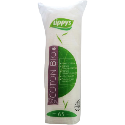 Tippys Discos Desmaquilladores 100% Algodón Bio Tippys Discos Desmaquilladores 100% Algodón Bio