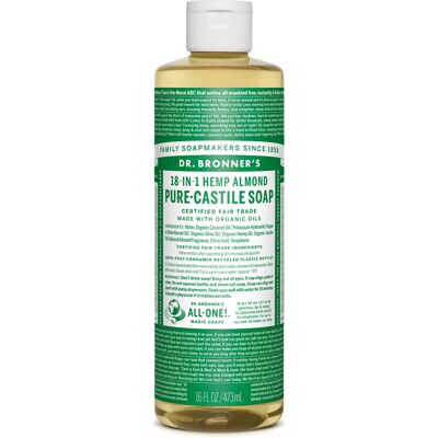 Jabón Mágico de Almendra Orgánico Dr Bronner's - 475 ml Jabón Mágico de Almendra Orgánico Dr Bronner's - 475 ml