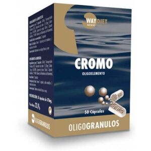 WAYDIET NATURAL PRODUCTS Oligogranulos de Cromo - Suplemento Alimenticio WAYDIET NATURAL PRODUCTS Oligogranulos de Cromo - Suplemento Alimenticio