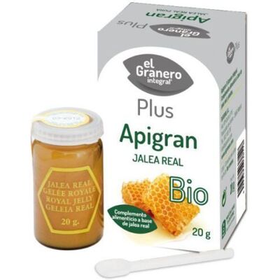 El Granero Apigran Jalea Real 20 g - Suplemento de miel El Granero Apigran Jalea Real 20 g - Suplemento de miel