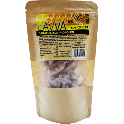 Lavva Caramelos Propóleo Vitamina C y Mentol Bolsa 100 gr Lavva Caramelos Propóleo Vitamina C y Mentol Bolsa 100 gr