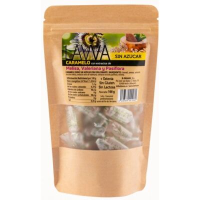 Lavva Caramelos Melisa, Valeriana y Pasiflora Bolsa 100 gr Lavva Caramelos Melisa, Valeriana y Pasiflora Bolsa 100 gr