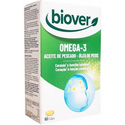 Biover Omega 3 Aceite de Pescado - Contribuye a una función cardíaca normal Biover Omega 3 Aceite de Pescado - Contribuye a una función cardíaca normal