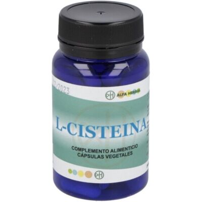 Alfa Herbal L-Cisteína 60 cápsulas - Suplemento alimenticio Alfa Herbal L-Cisteína 60 cápsulas - Suplemento alimenticio