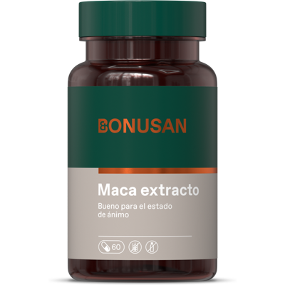 Bonusan Extracto de Maca 60 Cápsulas - Suplemento alimenticio Bonusan Extracto de Maca 60 Cápsulas - Suplemento alimenticio