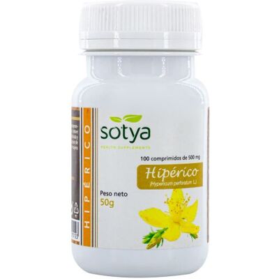 Sotya Hierba de San Juan 500 mg 100 Comprimidos - Suplemento herbal Sotya Hierba de San Juan 500 mg 100 Comprimidos - Suplemento herbal