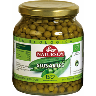 Guisantes Cocidos Bio - 215 g enlatados - Natursoy Guisantes Cocidos Bio - 215 g enlatados - Natursoy