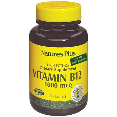 NaturesPlus Vitamina B12 1000mcg - Suplemento Energizante NaturesPlus Vitamina B12 1000mcg - Suplemento Energizante