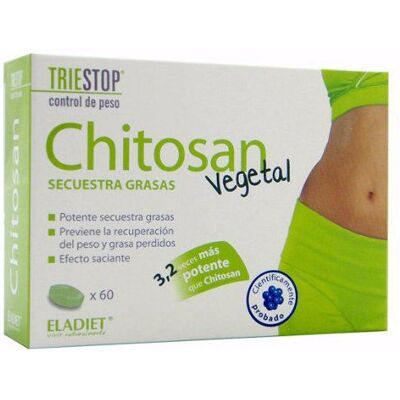 Eladiet Triestop Chitosan Vegetal - Complemento Alimenticio Eladiet Triestop Chitosan Vegetal - Complemento Alimenticio