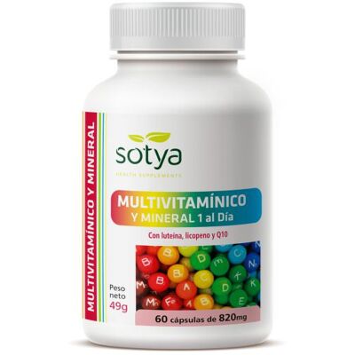 Sotya Multivitamínico y Mineral 60 Cápsulas - Multivitaminico Sotya Multivitamínico y Mineral 60 Cápsulas - Multivitaminico