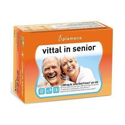Plameca Vittal in Senior 20 viales 20 Unidades Plameca Vittal in Senior 20 viales 20 Unidades