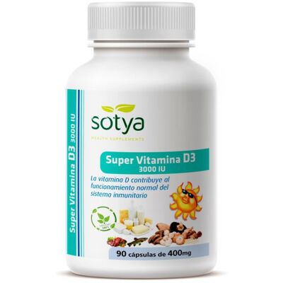 Sotya Super Vitamina D3 3000UI - Vitaminas y Suplementos Sotya Super Vitamina D3 3000UI - Vitaminas y Suplementos