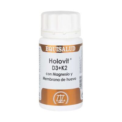 Equisalud Holovit D3+K2 con magnesio membrana de huevo Equisalud Holovit D3+K2 con magnesio membrana de huevo