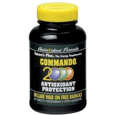 Natures Plus Commando 2000 - Suplemento Antioxidante Natures Plus Commando 2000 - Suplemento Antioxidante